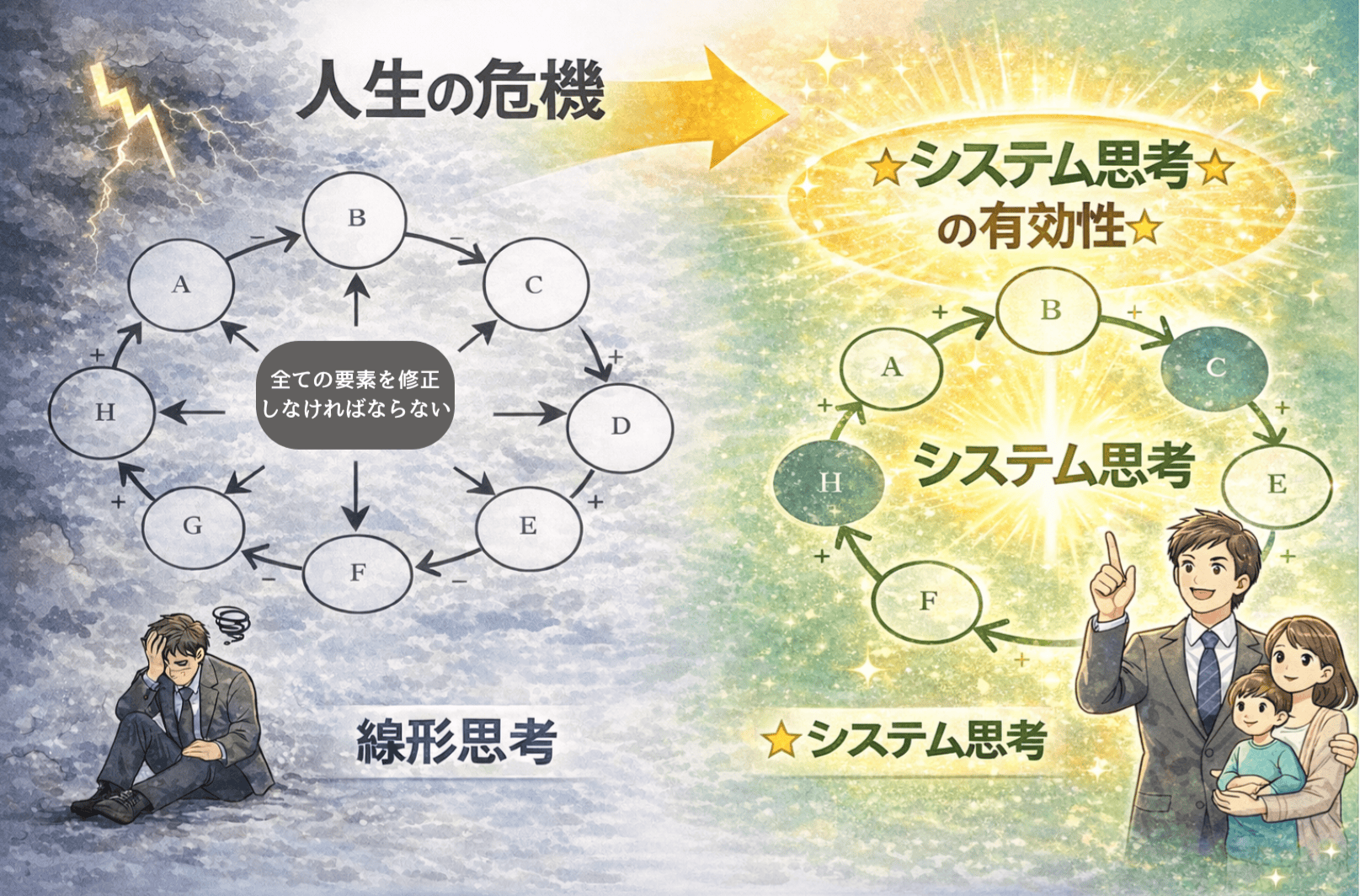 絶望から復帰するために システム思考の効果【組織科学】