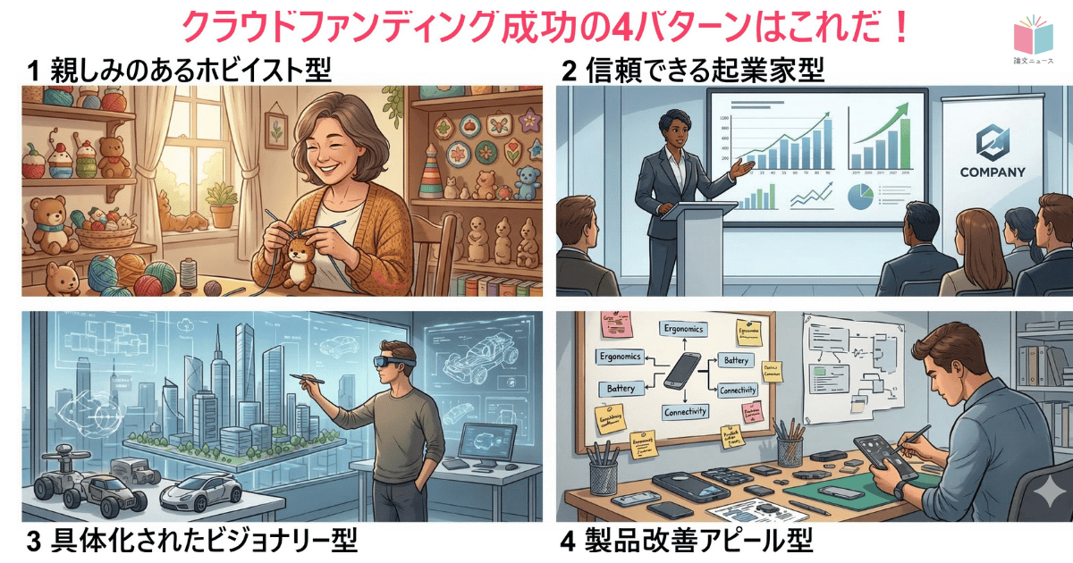 クラファン 成功する「型」の存在が明らかに