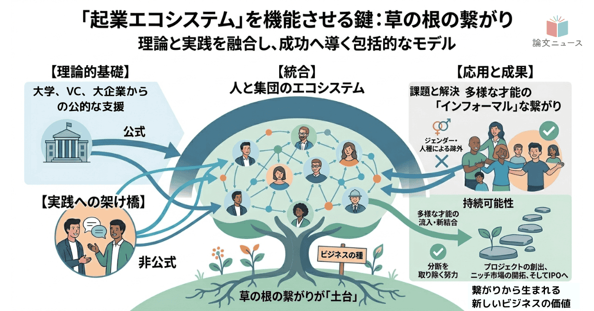 多数の起業が起こる地域エコシステム 草の根の繋がりが鍵