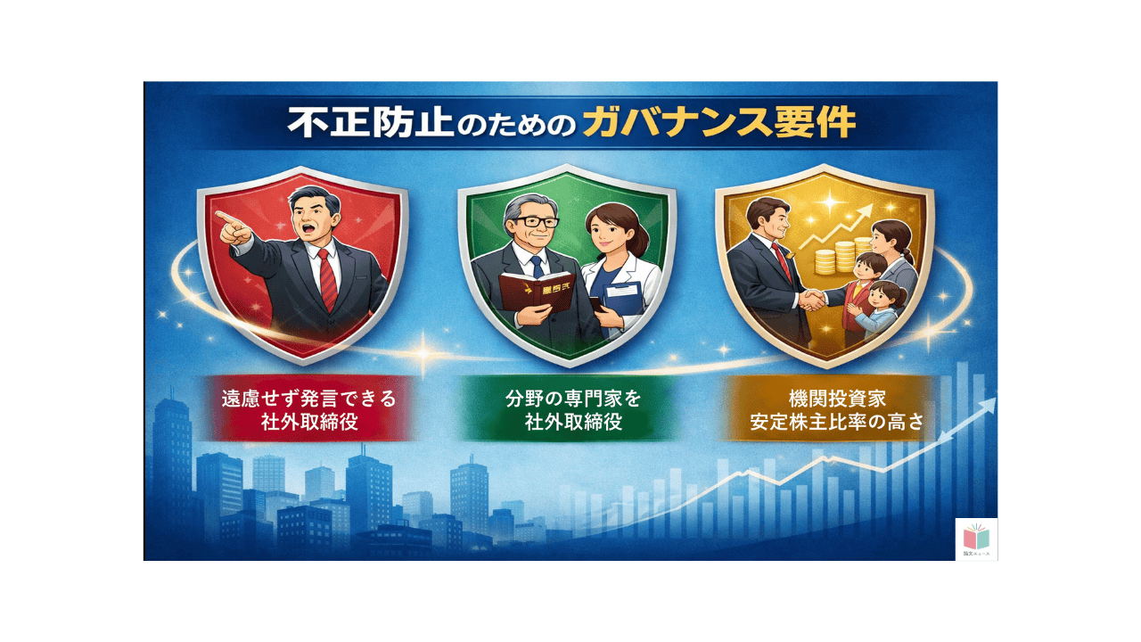 ガバナンスで不祥事は減らせる 国内企業で実証