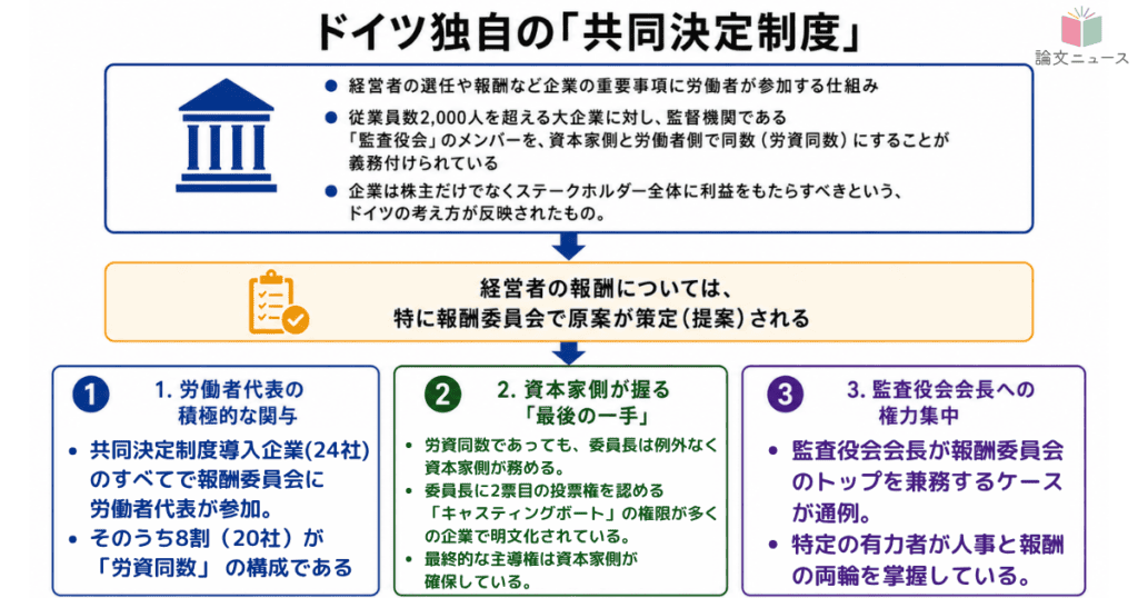 【共同決定】の伝統は報酬委員会をどう変えたか？ドイツ大企業25社の分析に見る独自のガバナンス