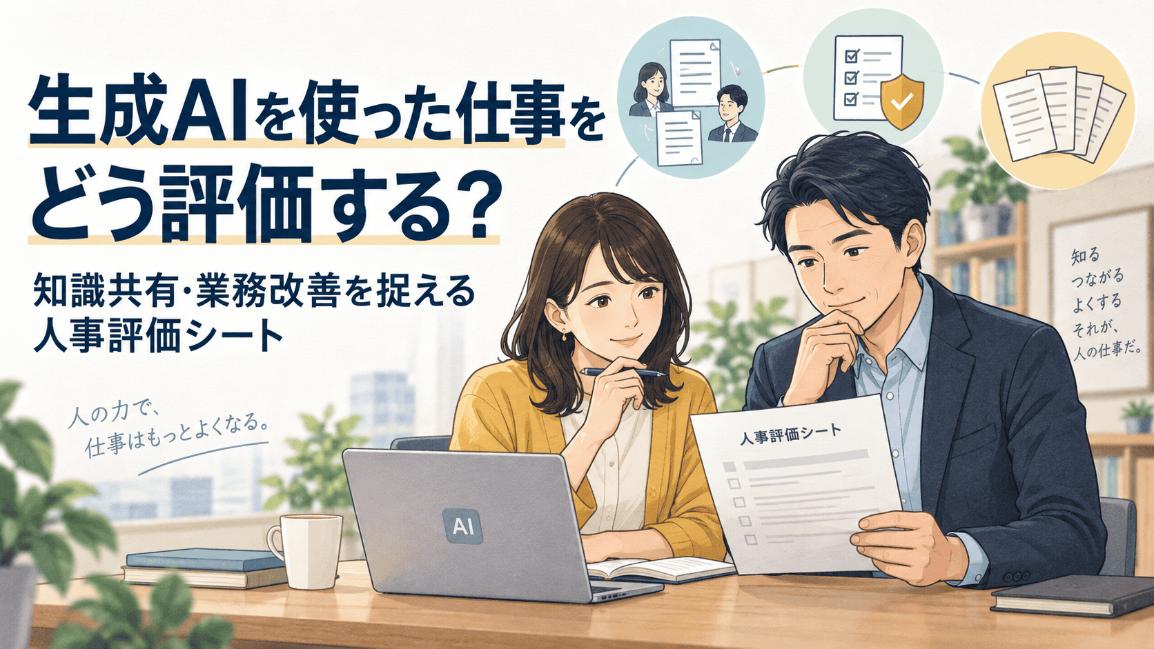 生成 AI を使った仕事を評価する【人事評価４シート】  